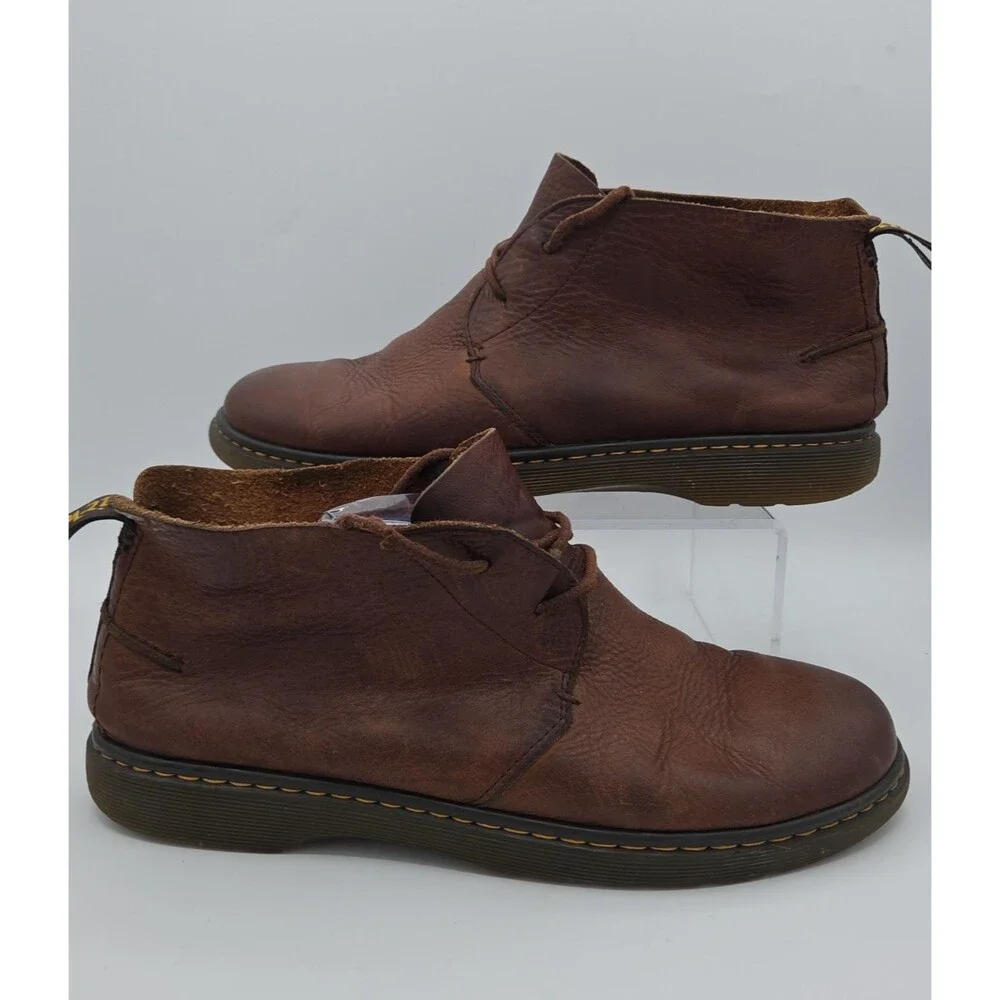 Dr Martens Ember Brown Leather Chukka Desert Boots Doc AirWair Mens Size 13